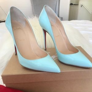 Pigalle Follies 100 Tiffany Blue Louboutins